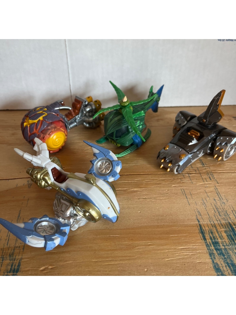 Skylanders Superchargers Vehicles Lot - Burn Cycle Stealth Stinger Shark Tank